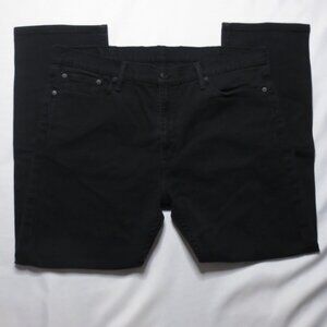 LEVI’S mens PANTS denim BLACK jeans 513 slim STRAIGHT size 38x28